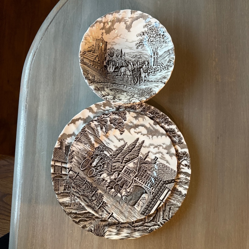 Brown Transferware